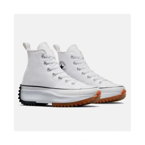 Zapatillas casual Unisex de lona con plataforma Run Star Hike alta Converse Blanco