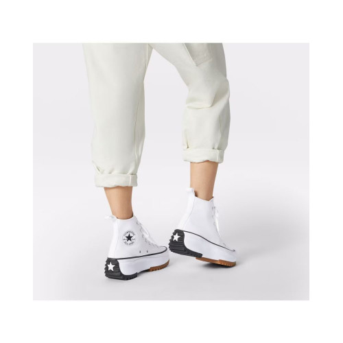 Zapatillas casual Unisex de lona con plataforma Run Star Hike alta Converse Blanco