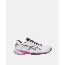 Zapatillas De Mujer Solution Speed Ff 4 Clay Asics Blanco / Rosa