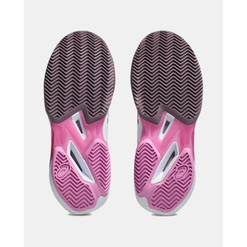 Zapatillas De Mujer Solution Speed Ff 4 Clay Asics Blanco / Rosa
