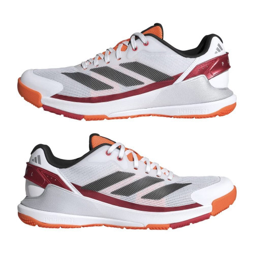 Zapatillas de pádel de hombre CRAZYQUICK LS PADEL adidas Blanco / Naranja