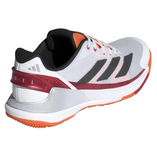 Zapatillas de pádel de hombre CRAZYQUICK LS PADEL adidas Blanco / Naranja