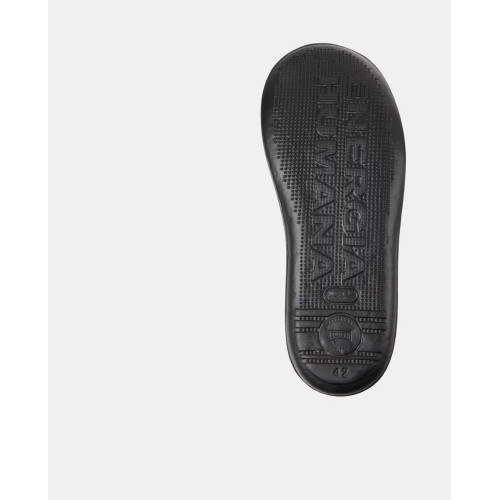 Zapatillas de piel de hombre Beetle con cordones Marrón oscuro