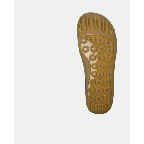 Zapatillas de piel de hombre Peu Cami lisas con cordones Azul marino