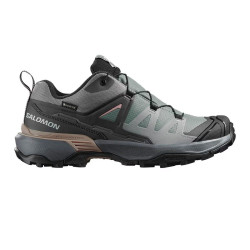 Zapatillas de senderismo para mujer X ULTRA 360 GTX W SALOMON Gris / Verde
