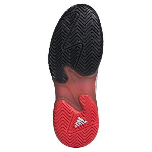 Zapatillas de tenis de hombre BARRICADE adidas Blanco / Rojo