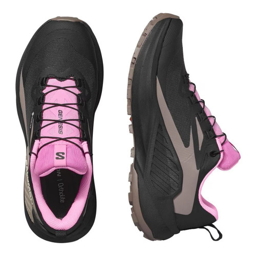 Zapatillas de trail running para mujer GENESIS GTX W SALOMON Rosa / Negro