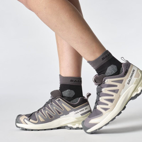 Zapatillas de trail running para mujer XA PRO 3D V9 GTX W Salomon Marrón