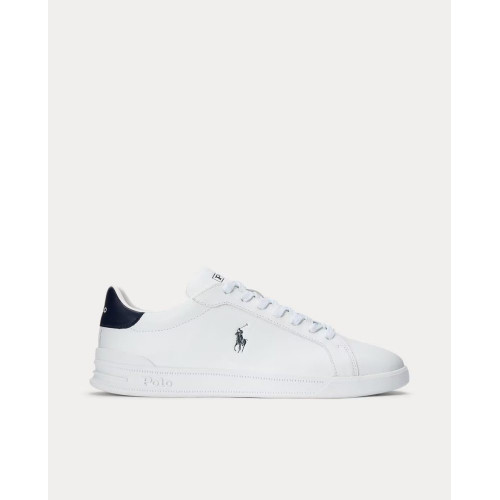 Zapatillas HRT II de hombre tipo casco bajas piel. Blanco roto