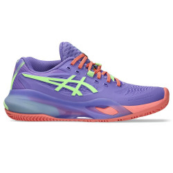 Zapatillas Pádel de Mujer GEL-RESOLUTION X PADEL ASICS Morado / Verde