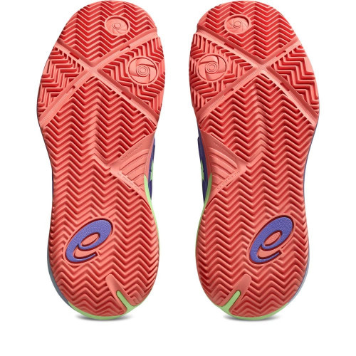 Zapatillas Pádel de Mujer GEL-RESOLUTION X PADEL ASICS Morado / Verde