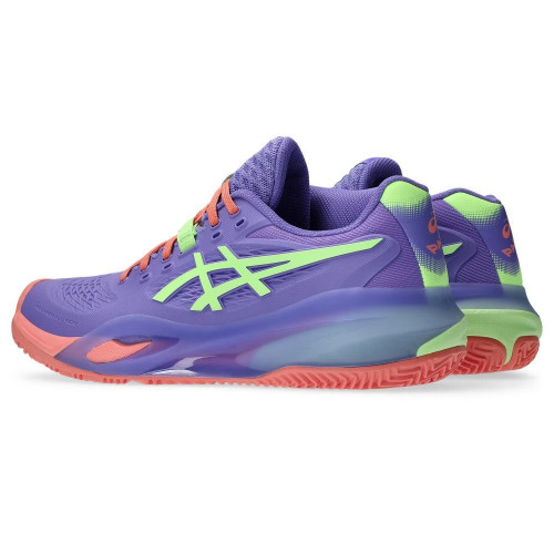 Zapatillas Pádel de Mujer GEL-RESOLUTION X PADEL ASICS Morado / Verde