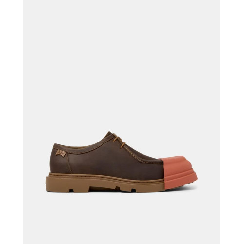 Zapatos de cordones de hombre de piel Junction Marrón