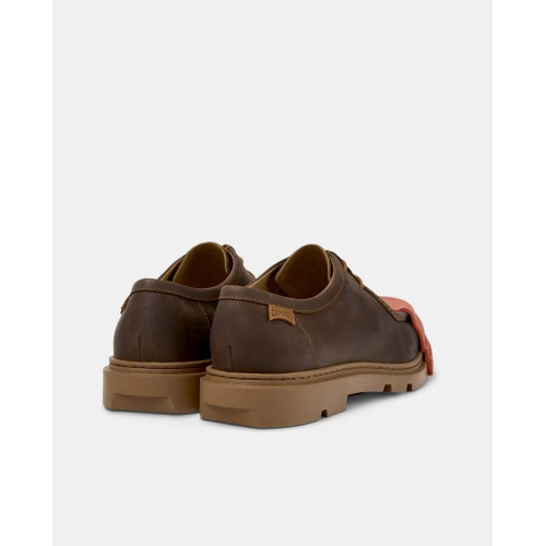 Zapatos de cordones de hombre de piel Junction Marrón