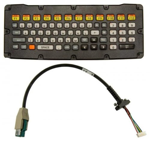 Zebra KYBD-QW-VC80-S-1 Teclado USB QWERTY Inglés de EE. UU. Negro