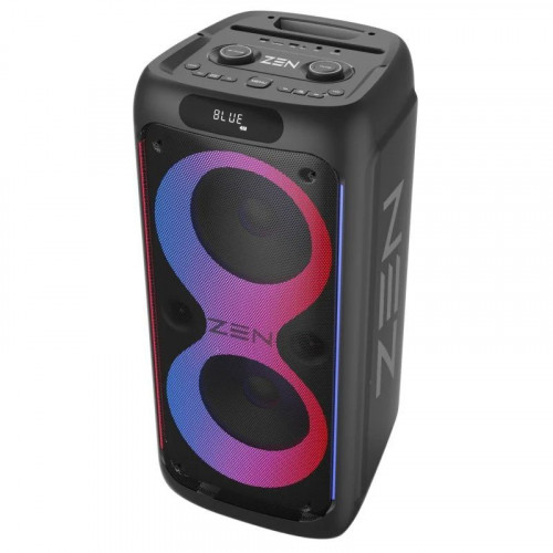 Zen Rings Altavoz Portable Bluetooth LED RGB 600W PMPO + Micrófono Karaoke