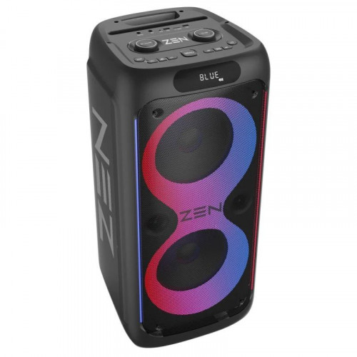 Zen Rings Altavoz Portable Bluetooth LED RGB 600W PMPO + Micrófono Karaoke