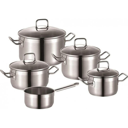 ZWILLING Pro Pot Set with Glass Lid 5 pcs