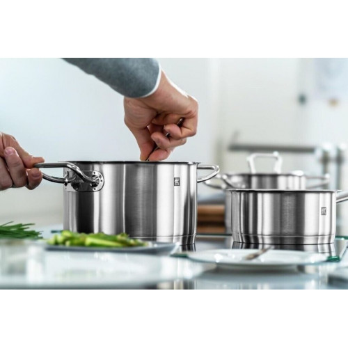 ZWILLING Pro Pot Set with Glass Lid 5 pcs